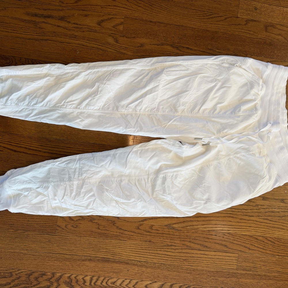 lululemon athletica White Track Pants Joggers